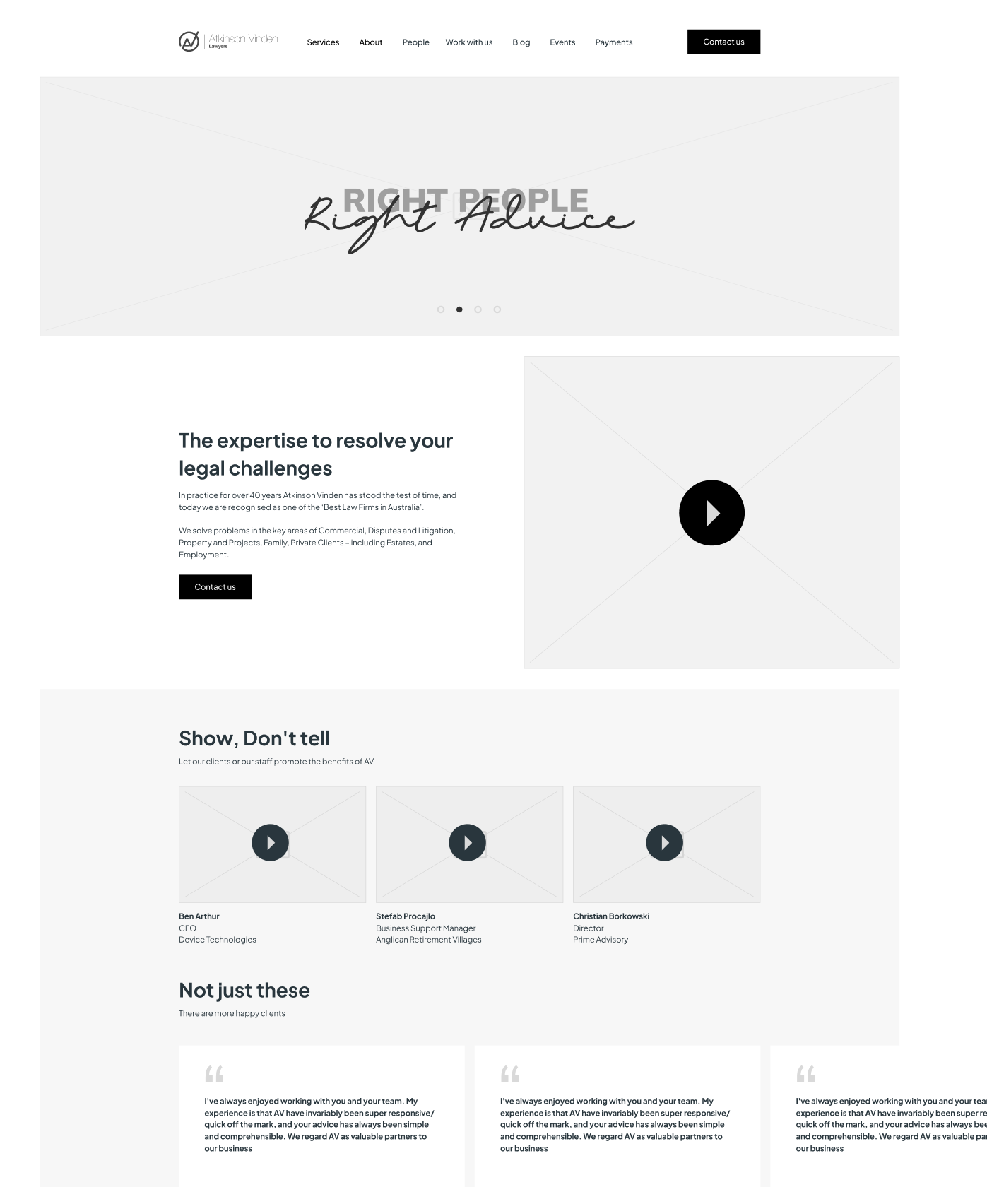 avlawyers wireframes-home